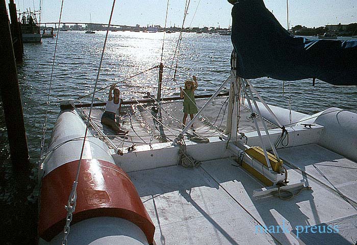 wooden sailboat