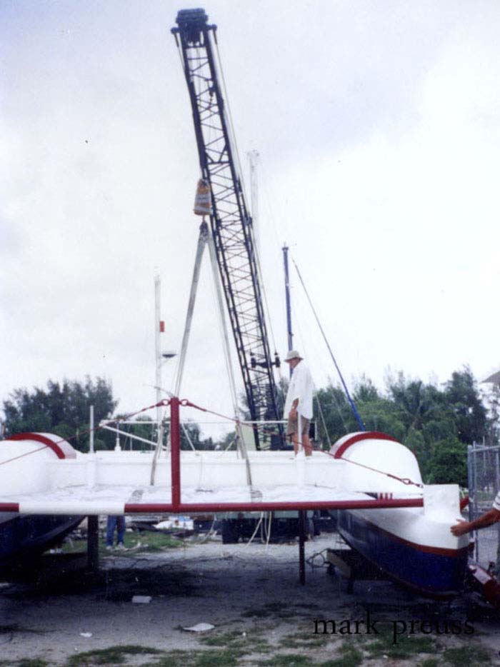 wooden sailboat