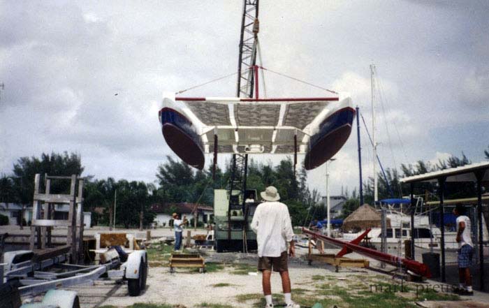 wooden sailboat