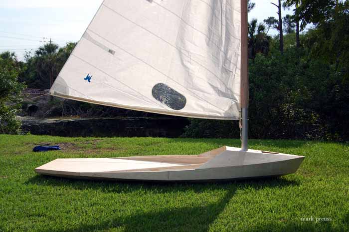 wooden sailboat